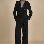 doppiopetto in tela lana SOPHIE BLACK true avenue 