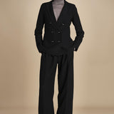 doppiopetto in tela lana SOPHIE BLACK true avenue 