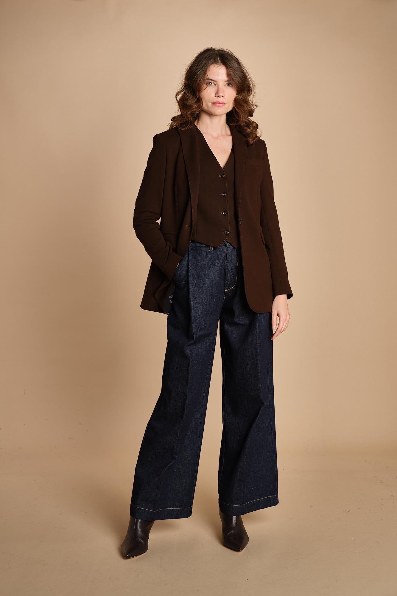 giacca monopetto in felpa un bottone 3602 1125 circolo 1901 