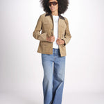 giacca in velluto con colletto in contrasto WWOW01738 COOKIE 267 zadig & voltaire 