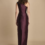 maxidress in taffetà KIRA AMETHYST solace 