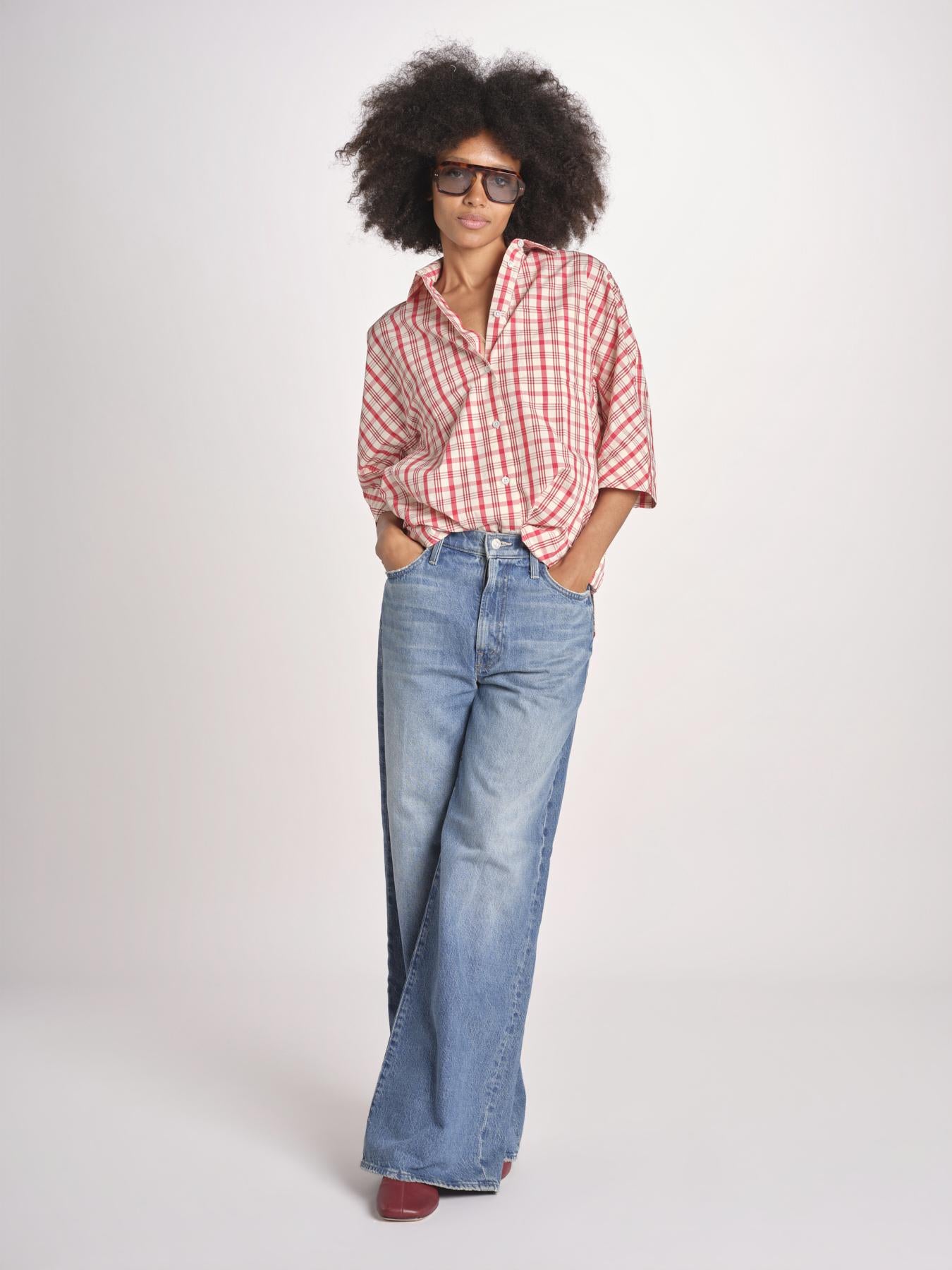 camicia check RICKA SH045CJ-RED RED CHECKS laurence bras 