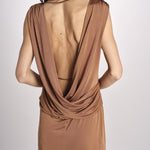 abito lungo in jersey con scollo dietro 3328 CHOKO access 