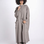 spolverino in tessuto diagonale U3049B BEIGE dusan 
