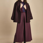 pantalone con sfondo piega BY_1779P BURGUNDI bodice 