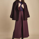 pantalone con sfondo piega BY_1779P BURGUNDI bodice 