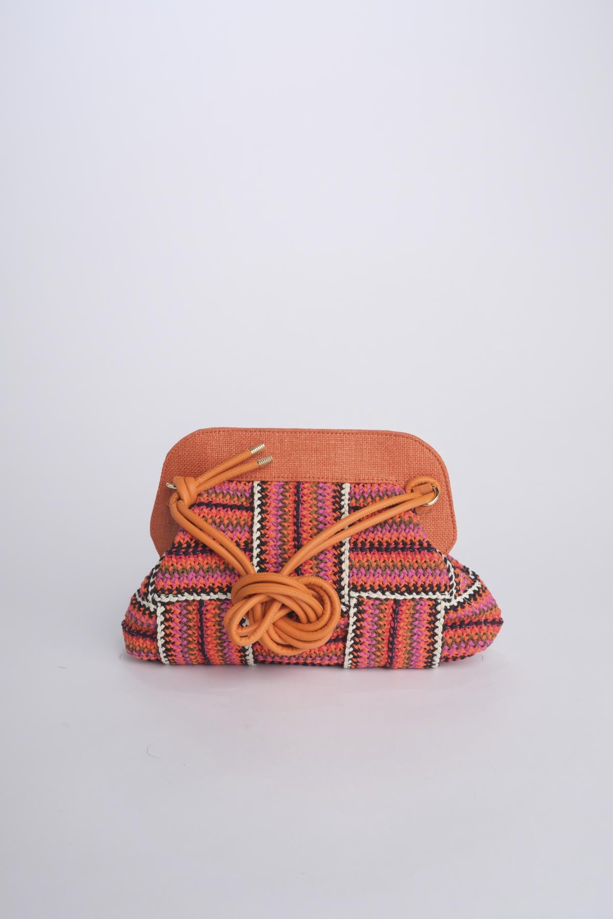 Clutch paglia DALIA MULTI H02 via mail bag 
