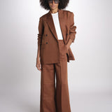 blazer over doppiopetto JASEMINA ROSE IO119125 DARK TOBACCO BR206 ivy oak 