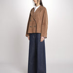 caban doppiopetto foderata in pelle scamosciata SOSPIRO 2615441011600 001 weekend maxmara 