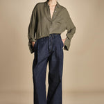BAGGY camicia uomo voille lana DANY SILT true avenue 