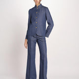 giacca guro in denim BIRGIT 33116 855 684 quelledue 