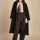 camicia con collo a pannelli BL_3261T BROWN bodice 