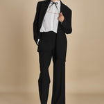 blazer gessato con tre bottoni L0125248 R911 n21 