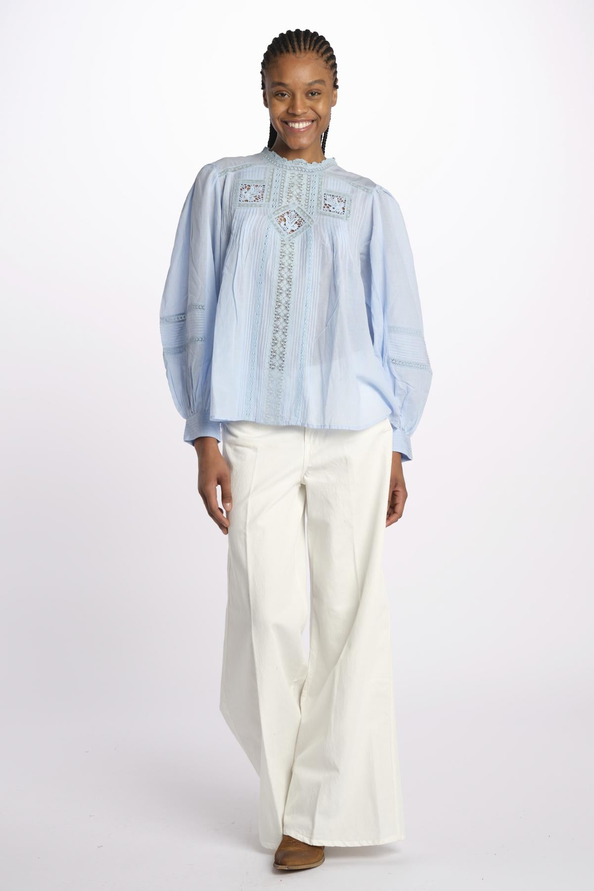 Camicia m/l pizzo CALIN CIEL879 vanessa bruno 