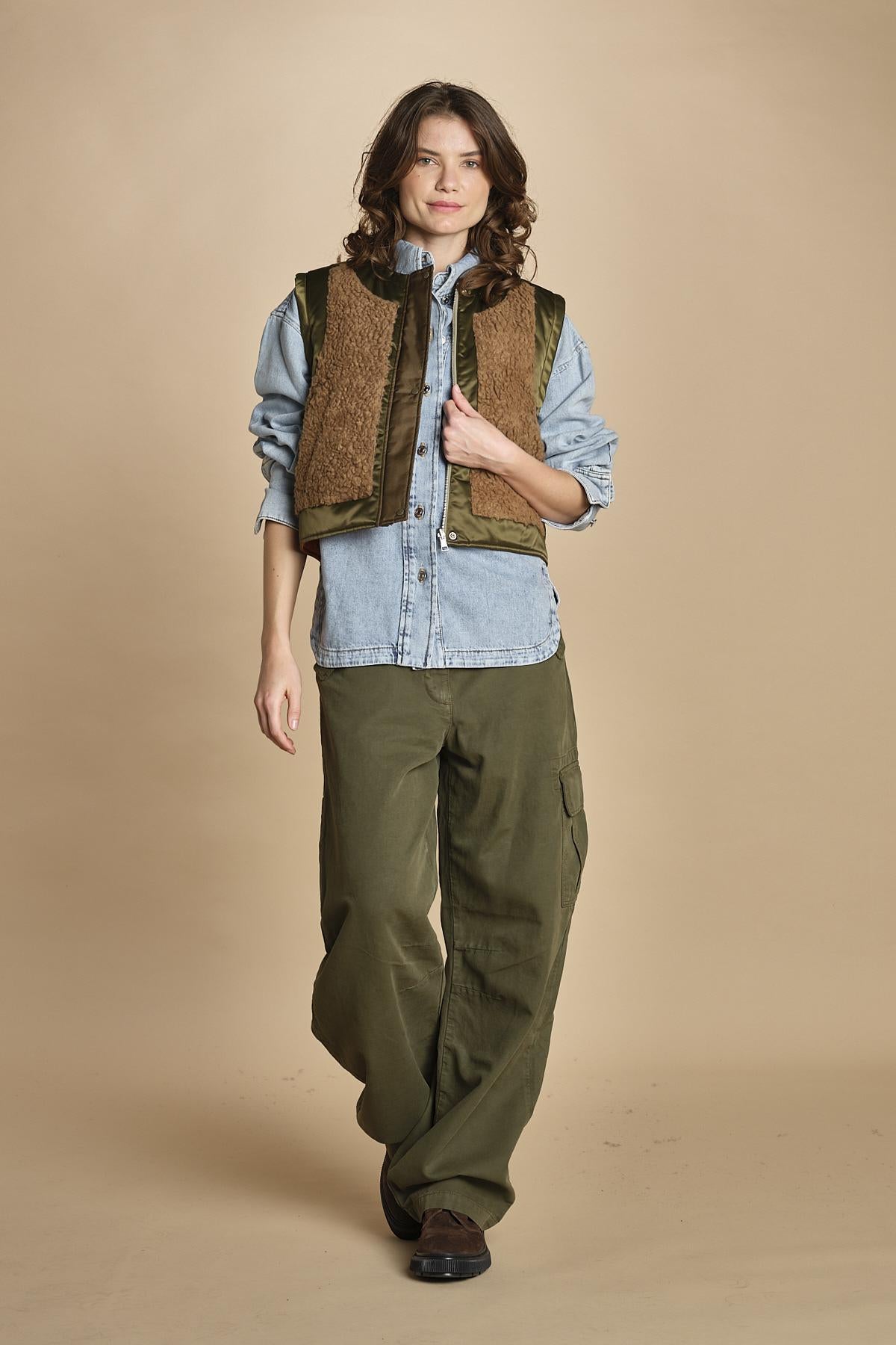 camicia denim over GLORY LBB LT BLUE BLEACH bellerose 