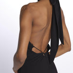 MYLA abito lungo scollo americana MYLA BLACK amazuìn 