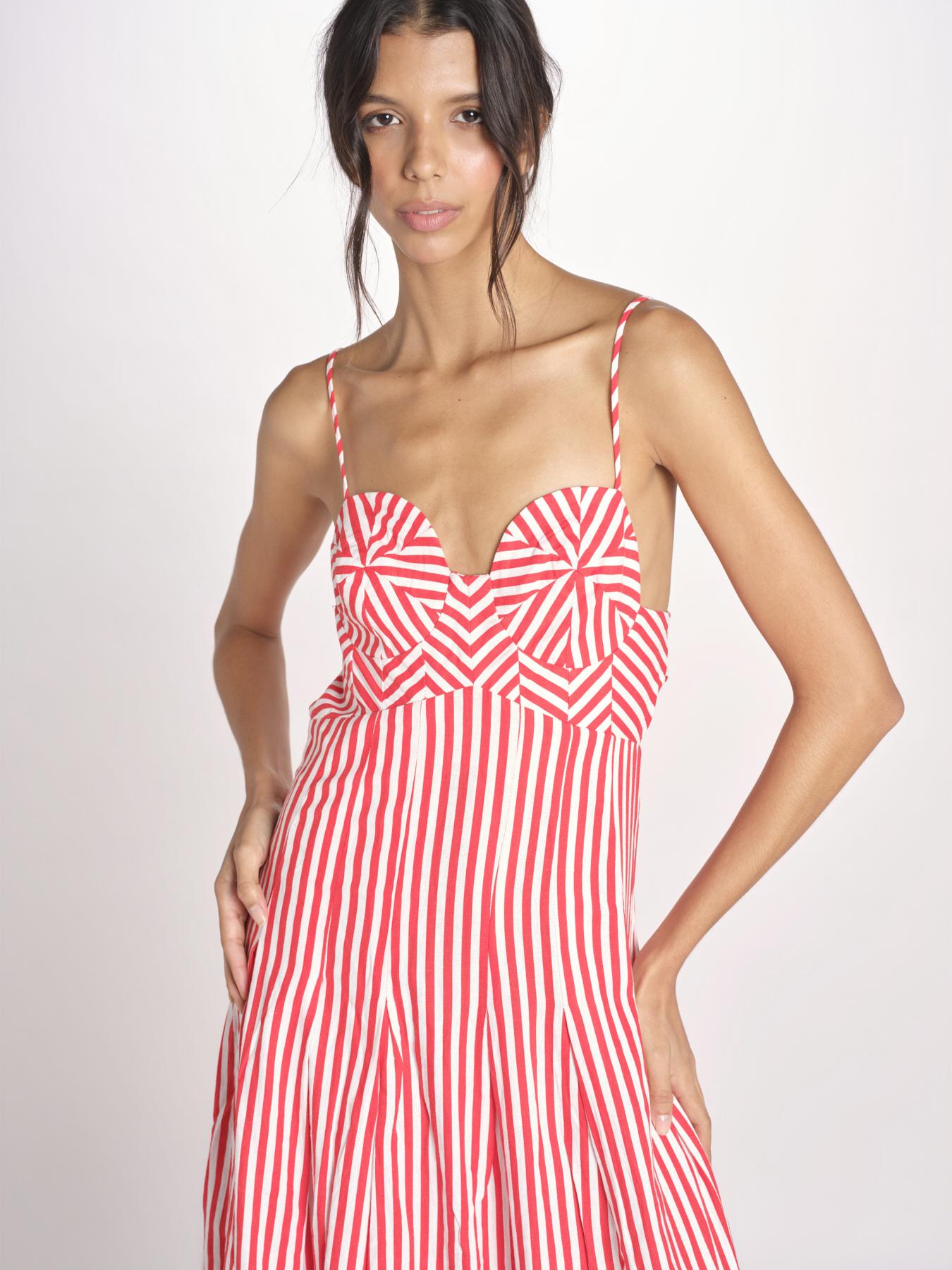 abito a righe con spalline CHECKERED STRIPES 348984 CHECKERED STRIPES farm rio 
