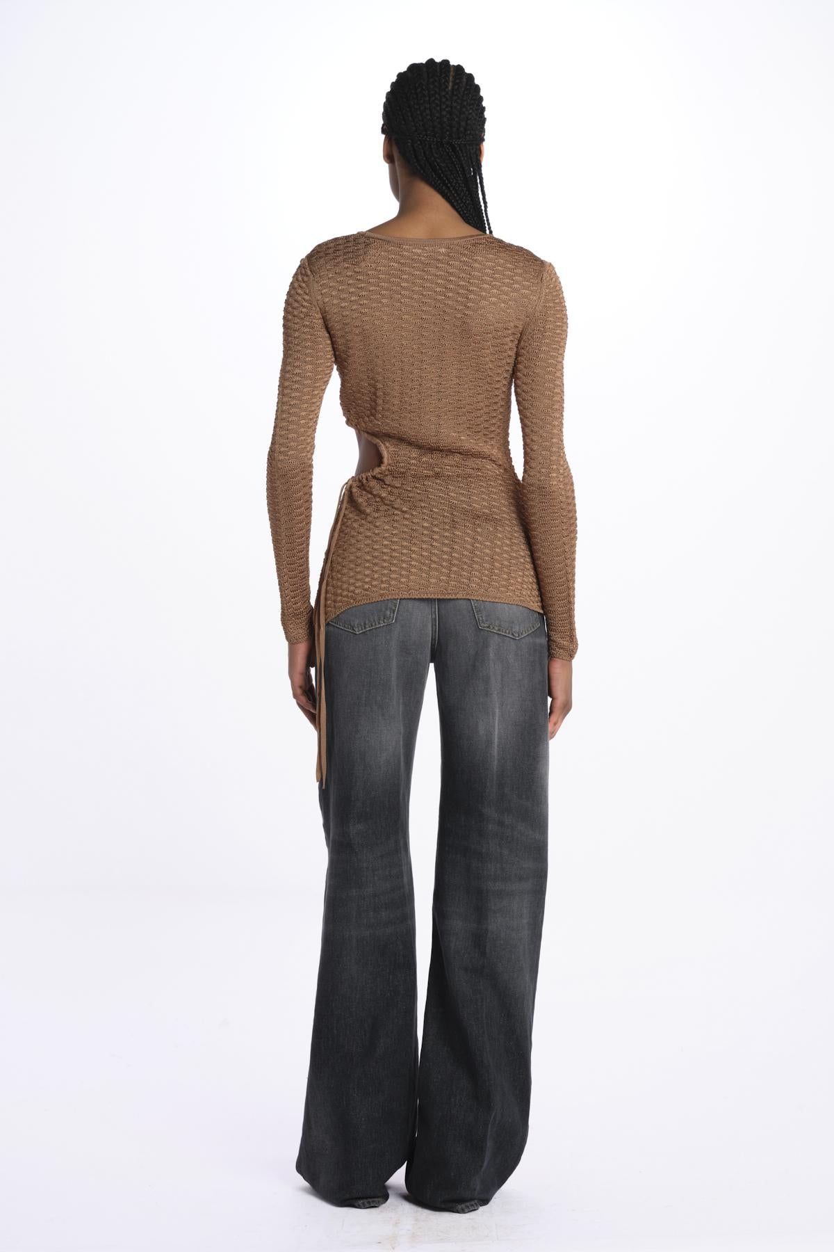 Top maglia con buco DRAC BRONZE ba&sh 
