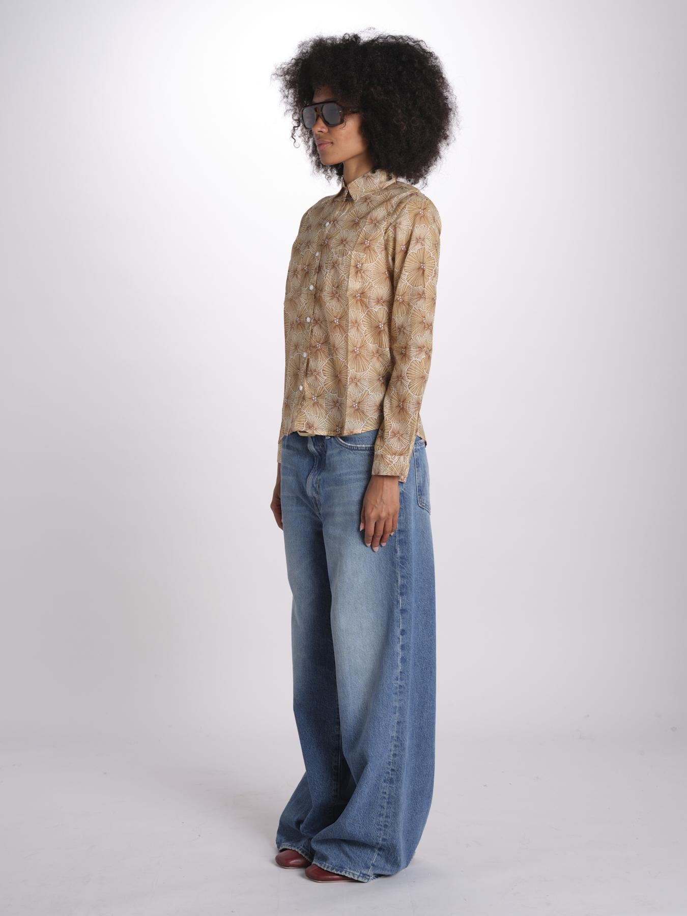 camicia SX7522-4F04 BEIGE terre rouge 