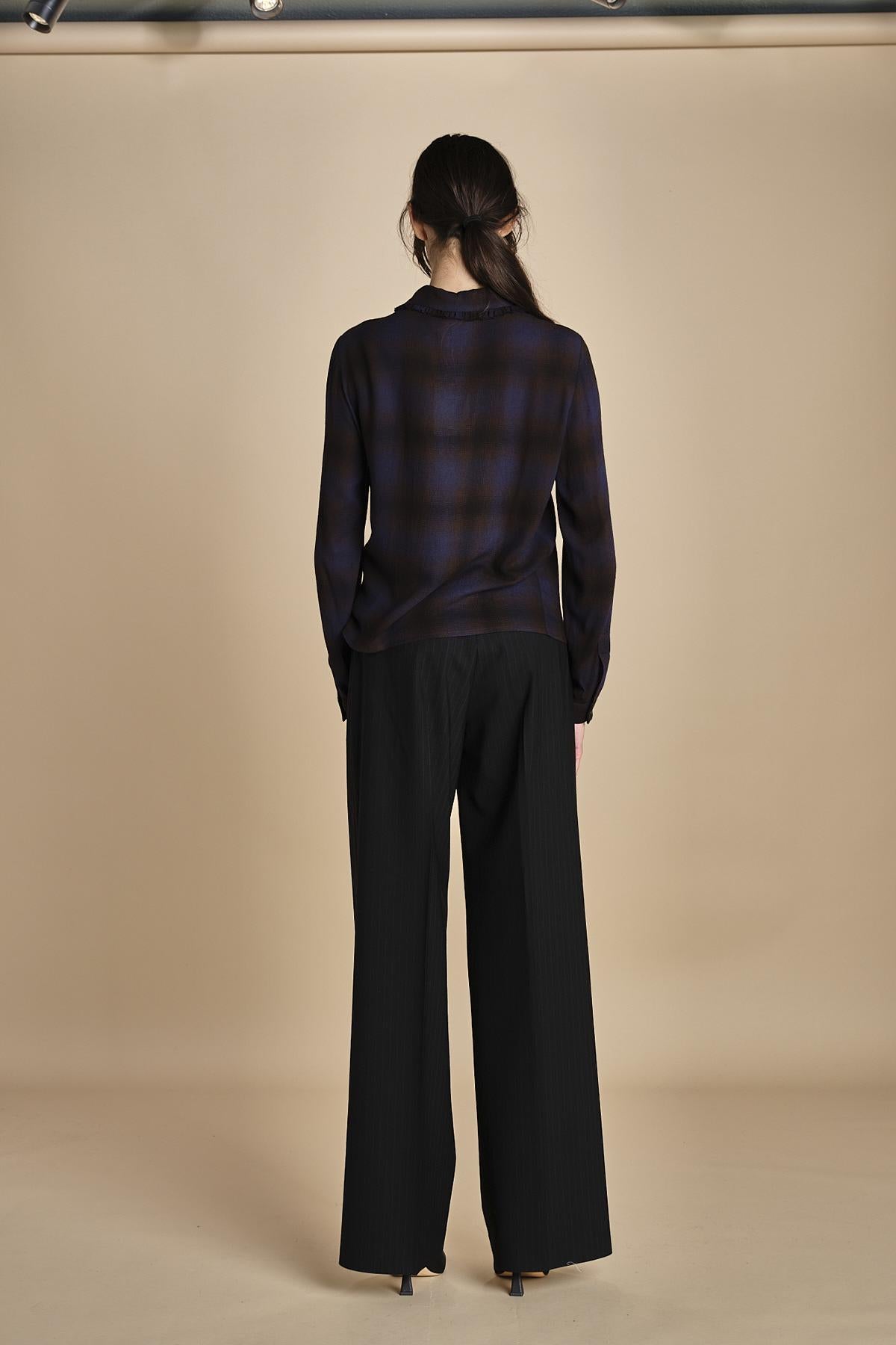 camicia a quadri con taschine G0513081 Q291 n21 