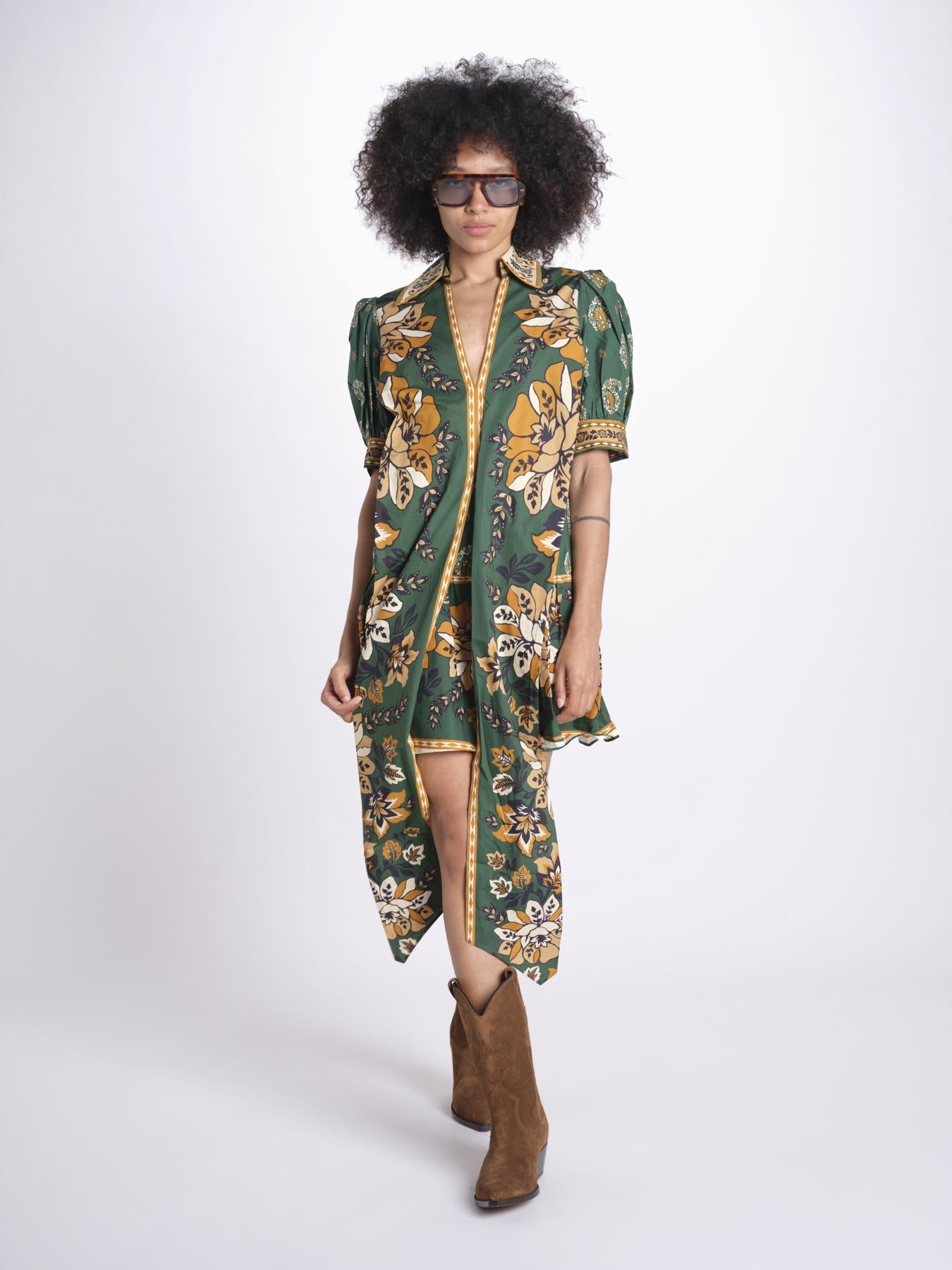 miniabito stampa paisley 351134 AYLA GREEN 26009 farm rio 