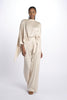 2881 camicia asimmetrica in crepe satin