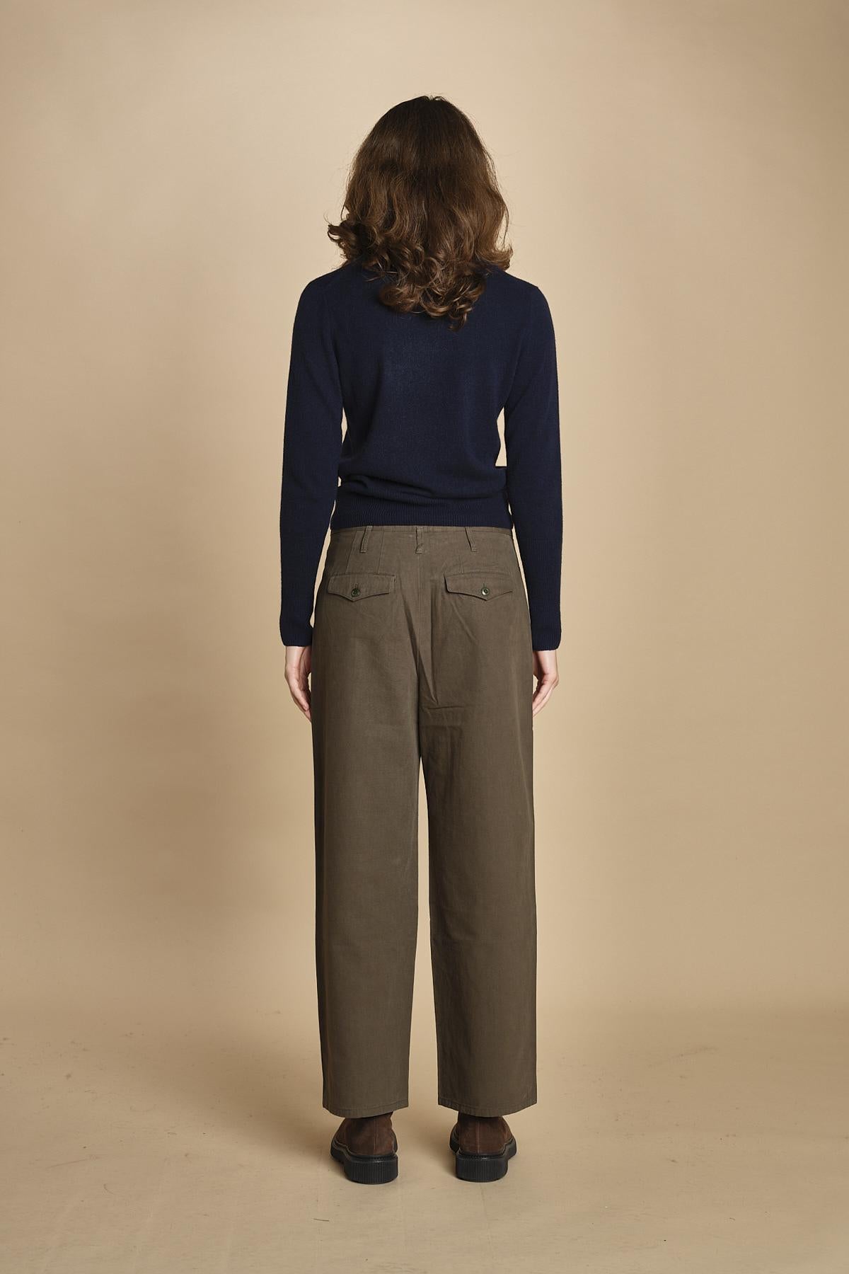 pantalone militare. B098966 DUSTY MOSS the GREAT 