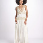 abito lungo con pizzo DOMENICA IVORY mes demoiselles 