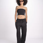 pantalone con coulisse SUMBAWAIVR NOIR laraethnics 