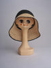 CAPELINE cappello in paglia bicolor