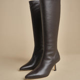 stivale alto liscio PETRA CALF F870SSN CHC studio AMELIA 