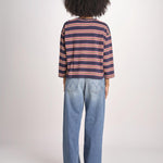 t-shirt a righe manica lunga THE FIELD TEE 1903116 SCOUT STRIPE the GREAT 