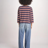 t-shirt a righe manica lunga THE FIELD TEE 1903116 SCOUT STRIPE the GREAT 