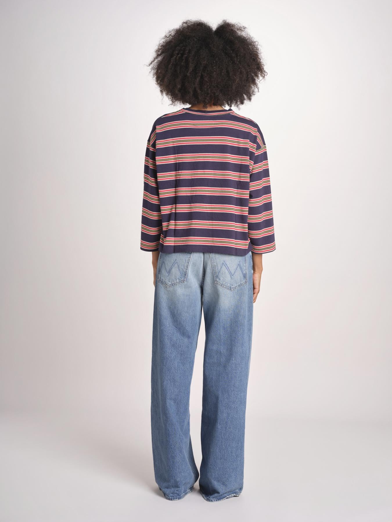 t-shirt a righe manica lunga THE FIELD TEE 1903116 SCOUT STRIPE the GREAT 