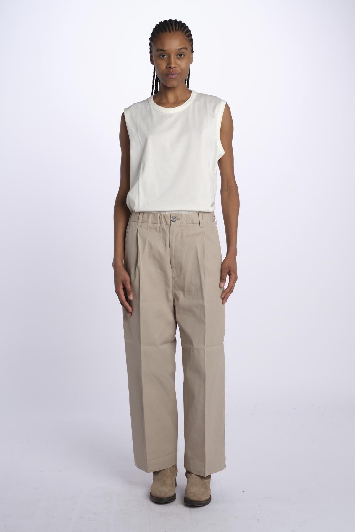 Pantalone elastico con pences PASS STONE sofie d'hoore 