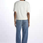 T-shirt felpa m/c WSW03 WHITE merz b 