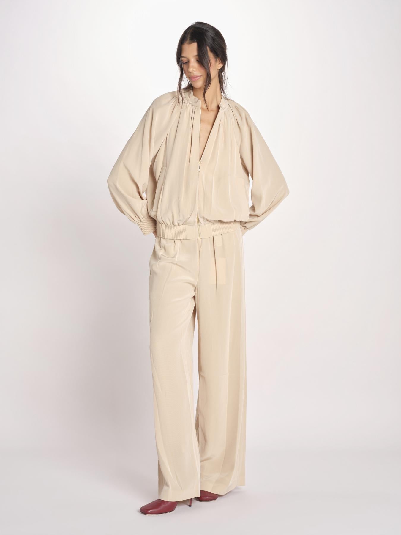 bomber in satin JF009669 POWDER 0801 joseph 