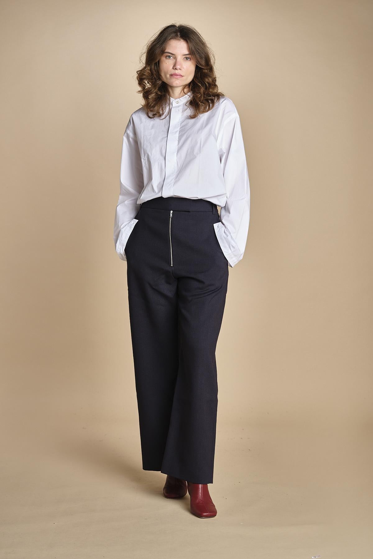 camicia con collo guru KARST SNM OPTIC WHITE studio nicholson 