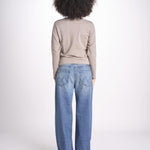 t-shirt girocollo manica lunga WSLS21 061 FRAIDED GRAIN merz b 