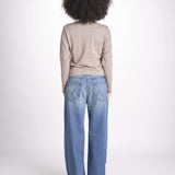 t-shirt girocollo manica lunga WSLS21 061 FRAIDED GRAIN merz b 