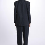 Giacca VALE doppio petto gessata VALE NAVY true avenue 