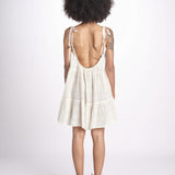mini abito con spallina MIRABELA MINI WHITE christianzen 