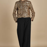 giacca corta in paillettes L0245265 M301 n21 