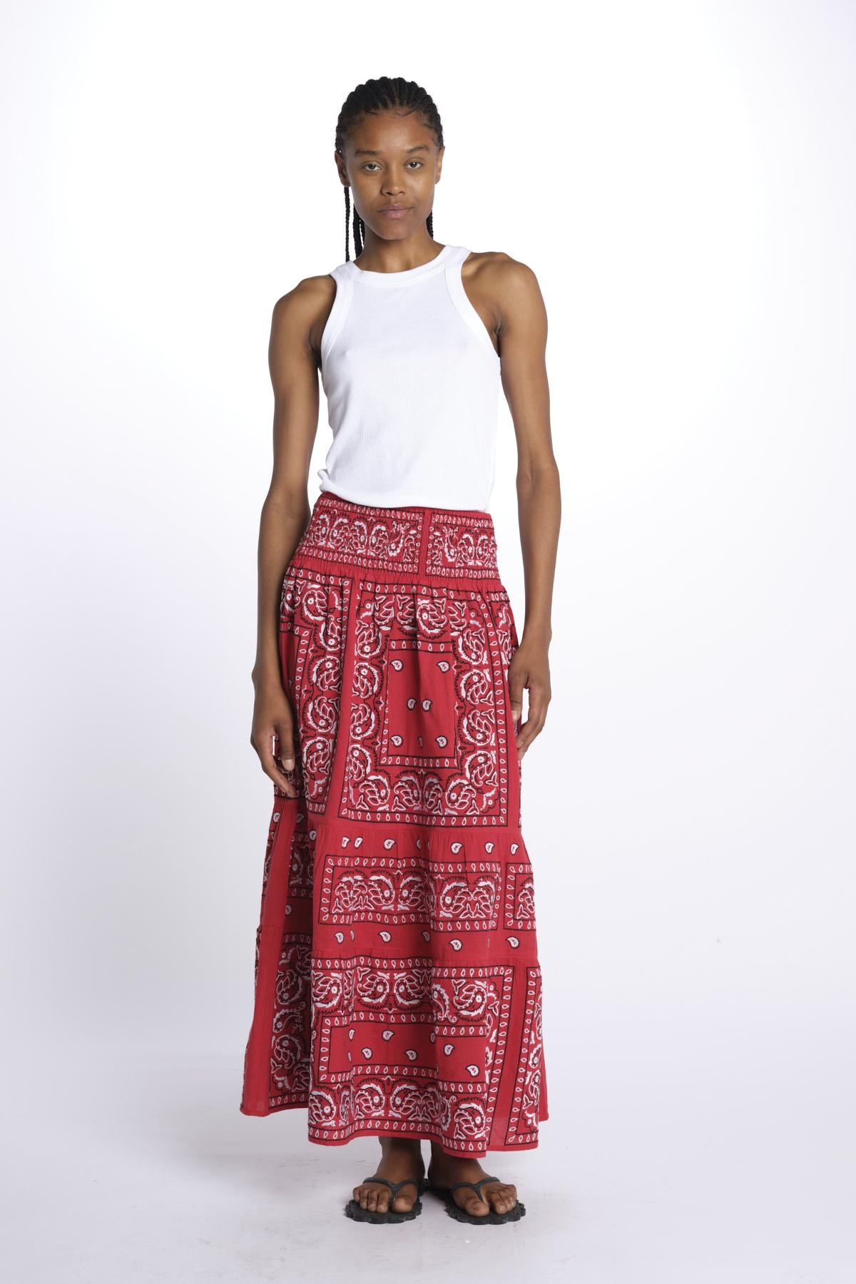BANDANA SKIRT BANDANA SKIRT RED orsina 