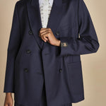 L021 blazer doppiopetto over L02130166479 BLU n21 