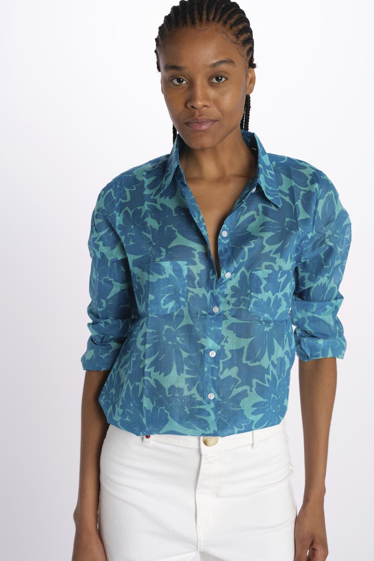 Camicia FLEUR SX7522 5GG01 terre rouge 