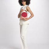 Borsa cerchio GUNTER 26RGUN01 NATURAL RED destree 