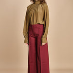 pantalone over con nervature in gabardine ORIANA 540339 164 quelledue 