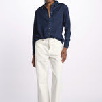 STACY  chemise jeans leggera ls 09 sh by fam. STACY INDIGO fam 