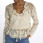 Camicia GIANNA m/l 029 BONE sea ny 